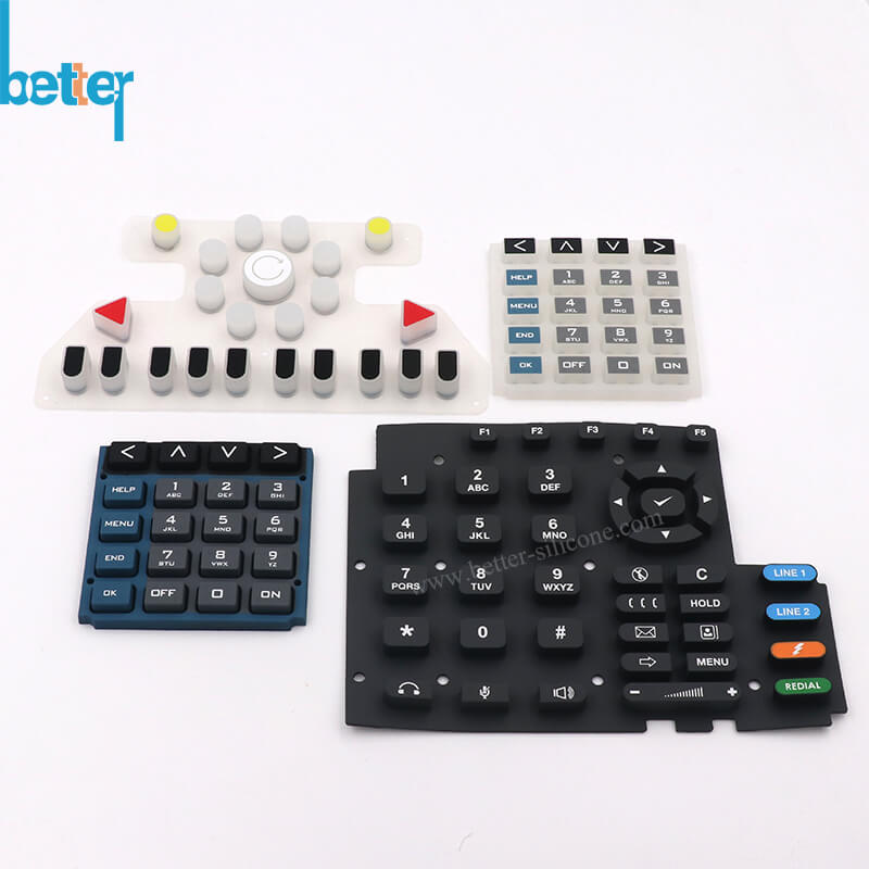 Custom Rubber Keypad Keyboard Guide from China manufacturer Better
