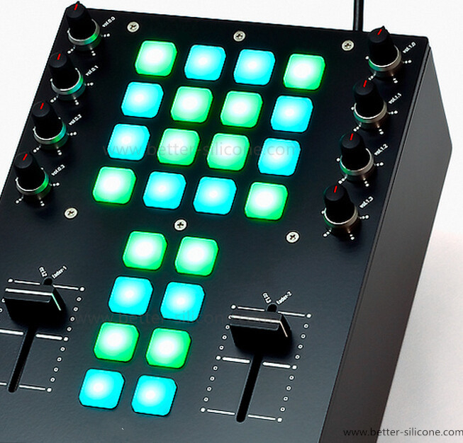 Translucent Silicone Backlit Keypad