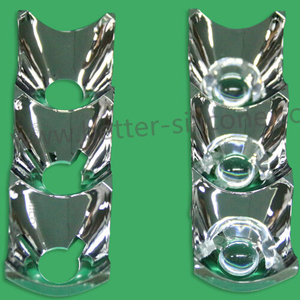 Electroplating Aluminum Plastic PC Led lighting cover