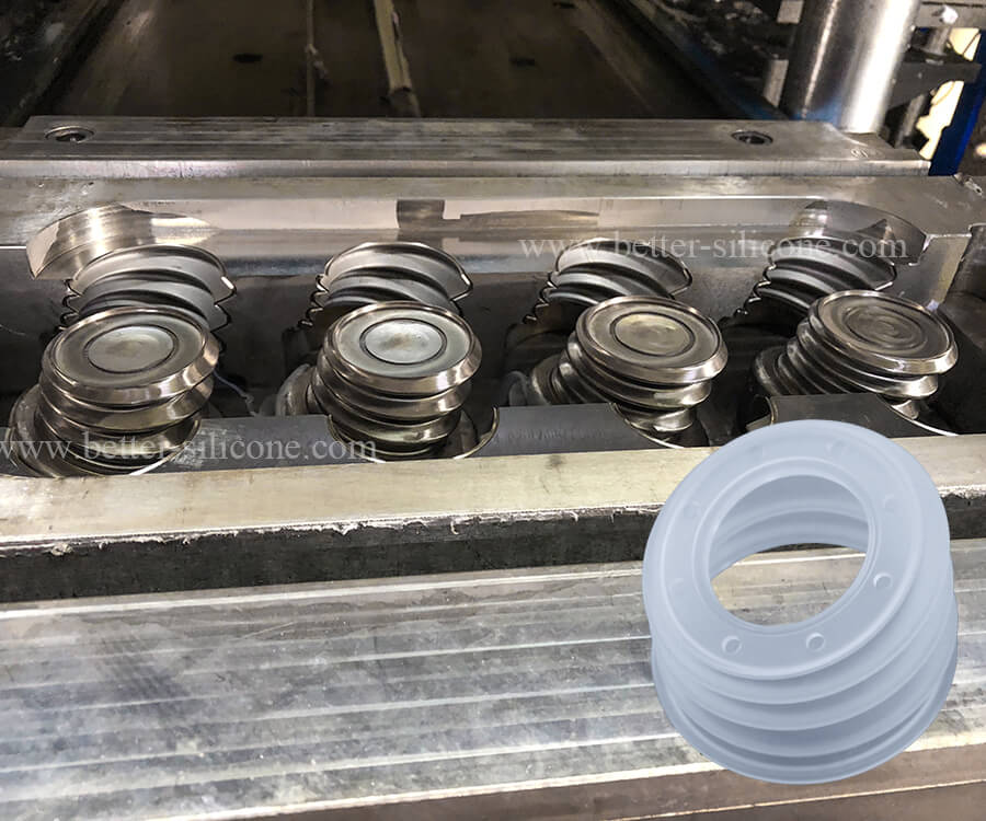 Rubber Compression Molding for Silicone Bellows
