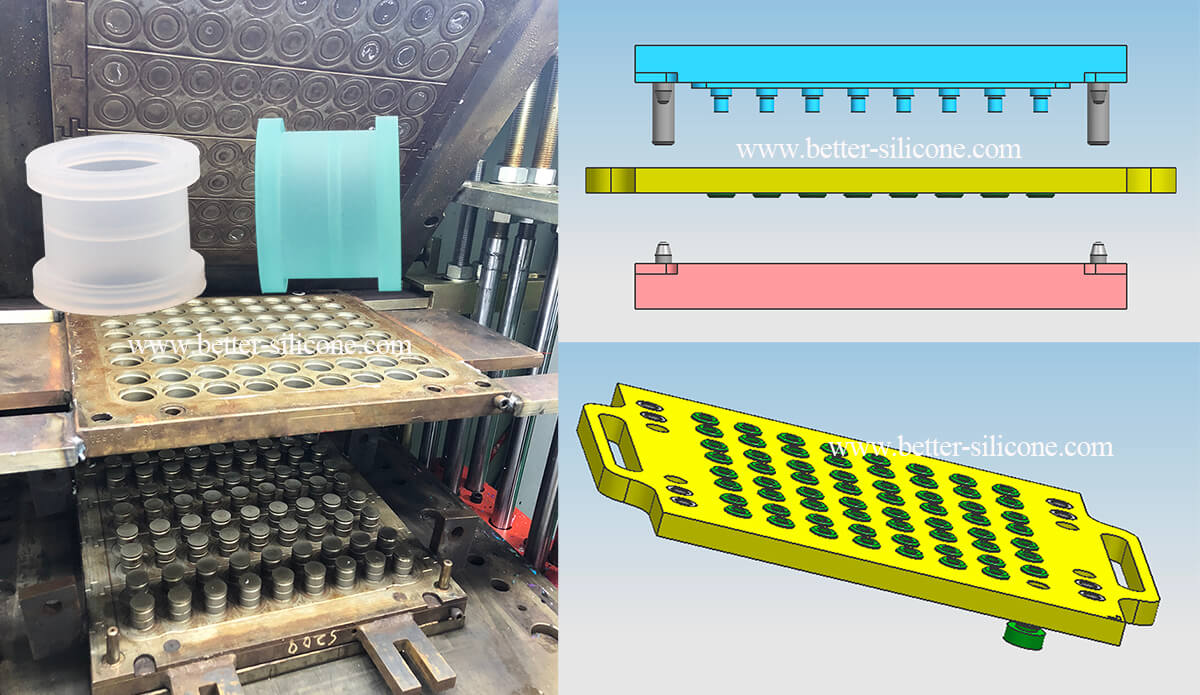Silicone Rubber Compression Mold for Seals Gasket