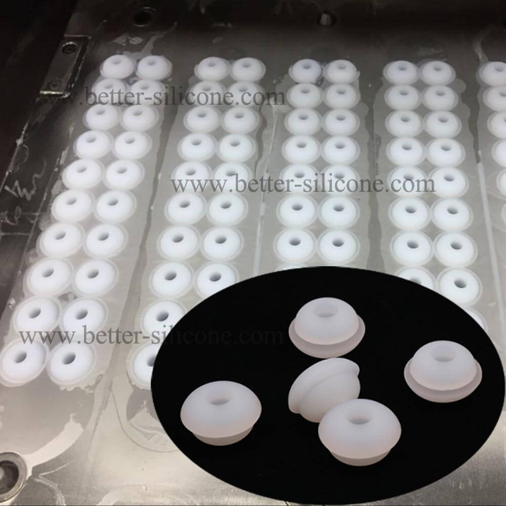 Silicone Rubber Compression Molding for Grommet