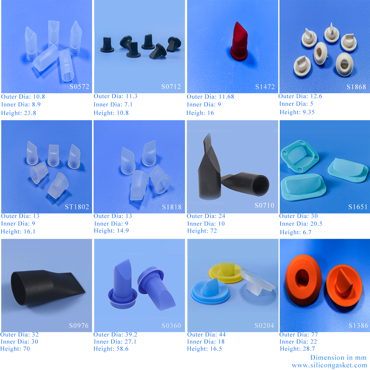 thumbnail image 2 of 20-Pack Duck Bill Check Valve For Poulan 3700, 3400, 3800 Chainsaws – Replaces 530026119 2 of 3