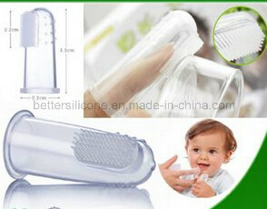 Safe Non-Toxic Cleaning Tool Silicone Baby Toothbrush